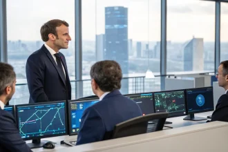 macron courts tech leaders boost ai