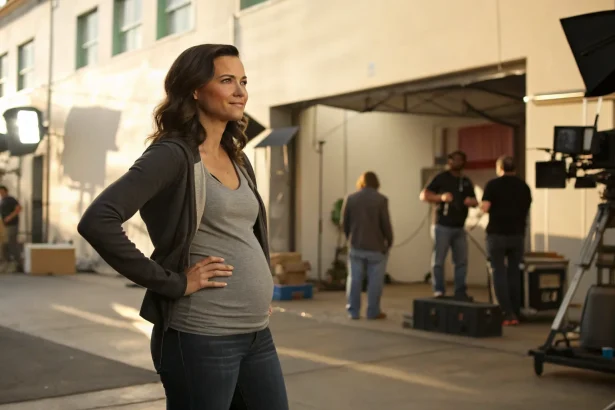 michele weaver hid pregnancy on set