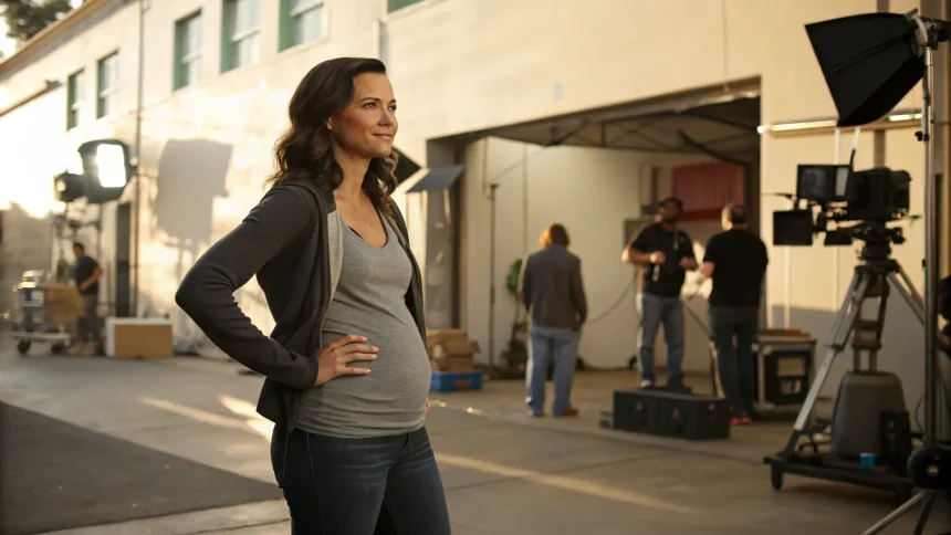 michele weaver hid pregnancy on set