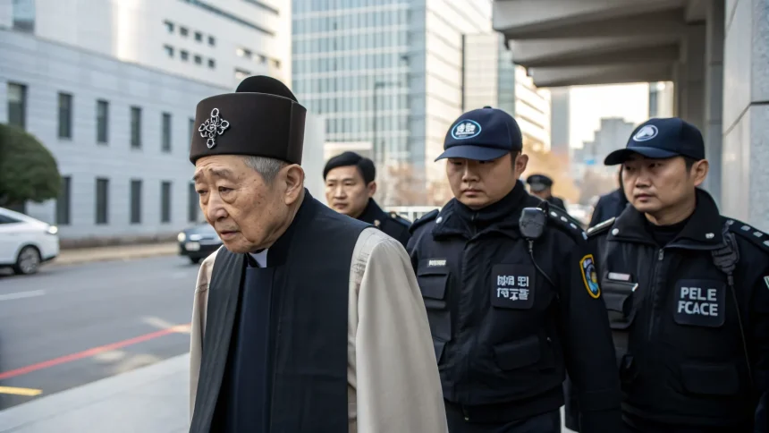 south korean church leader arrested