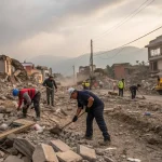 twin quakes devastate northern venezuela