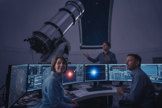 astronomers discover dim distant planet