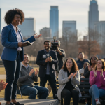 charlotte woman masters public speaking