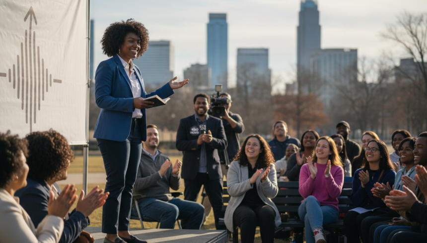 charlotte woman masters public speaking