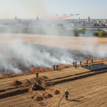 fire crews protect bordeaux vineyards