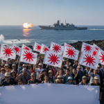 japan protests chinese military exercises