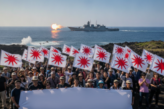 japan protests chinese military exercises