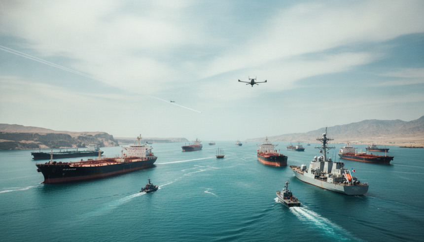 tensions surge strait of hormuz