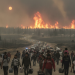 wildfires force evacuations spain france