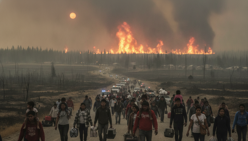 wildfires force evacuations spain france
