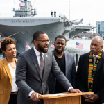 black leaders challenge navy carrier