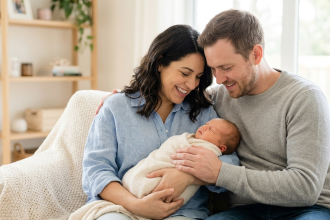 couple announces arrival of first child