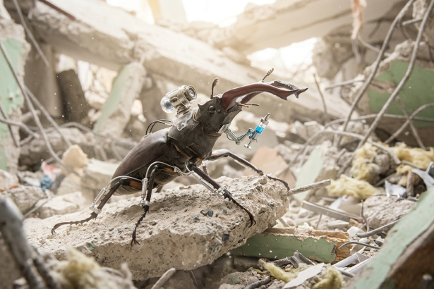 cyborg insects deliver emergency medical aid