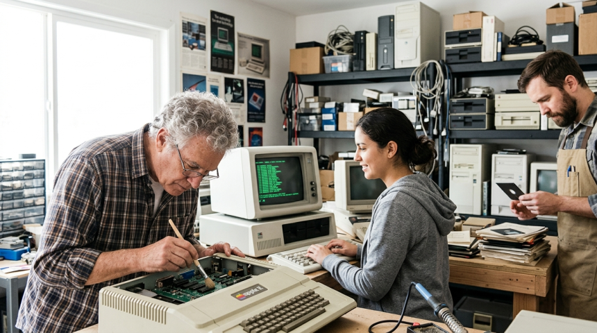 hobbyists preserve computers silicon valley