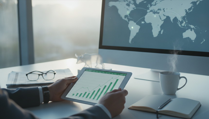 investors watch market open activity