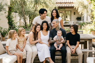 kardashian barker raise seven children