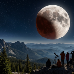 partial lunar eclipse dims moon north