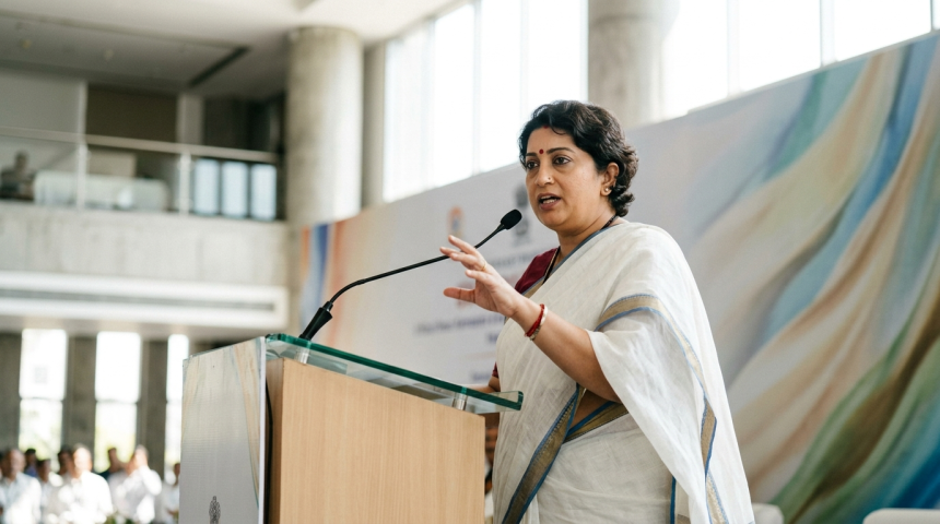 smriti irani calls youth urgency