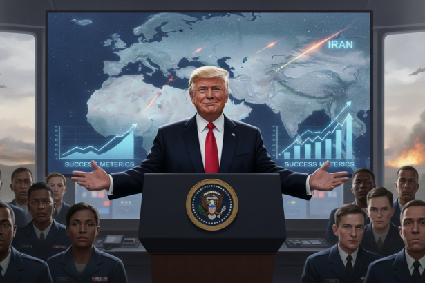 trump celebrates iran military strikes