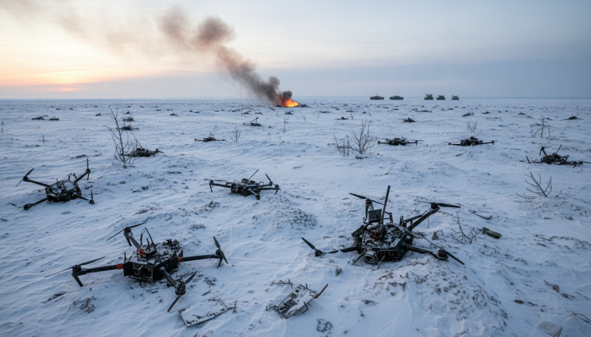 ukraine drone strikes russia claims