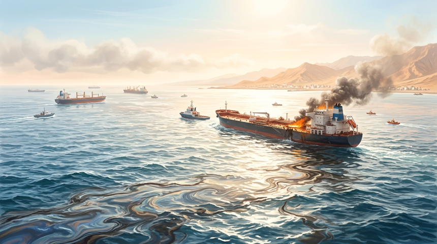 vessel attacks push oil prices higher