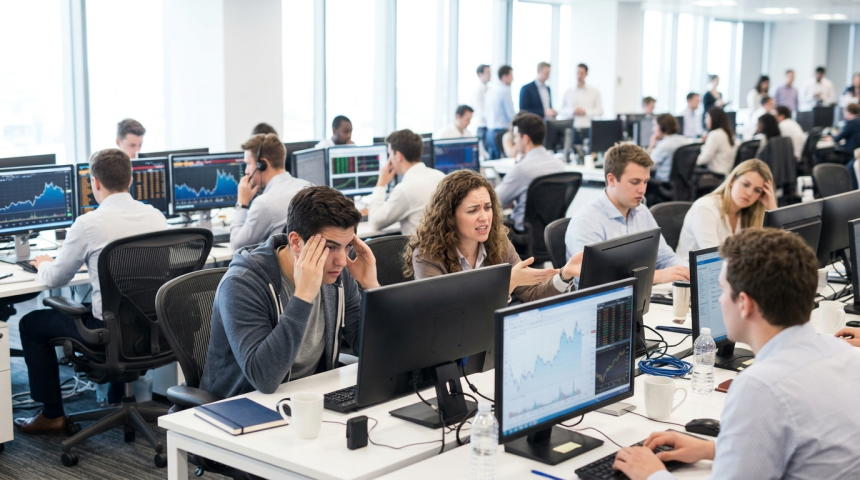 young traders surge losses mount