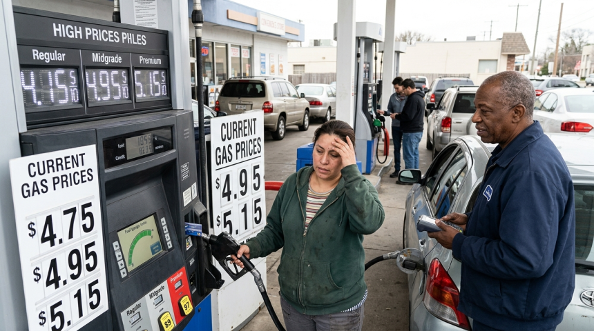 low income drivers credit gas prices