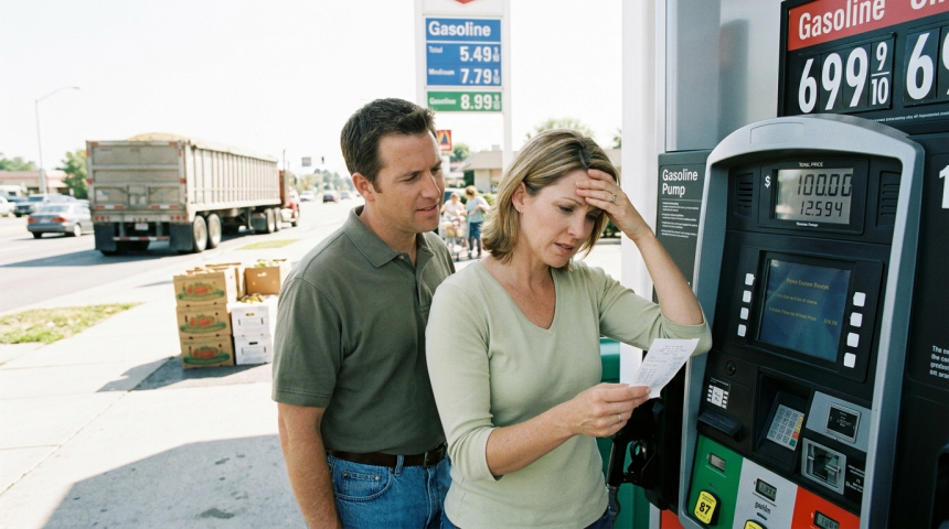 oil price swings reach household budgets