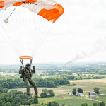 pilot ejects safely from guard jet