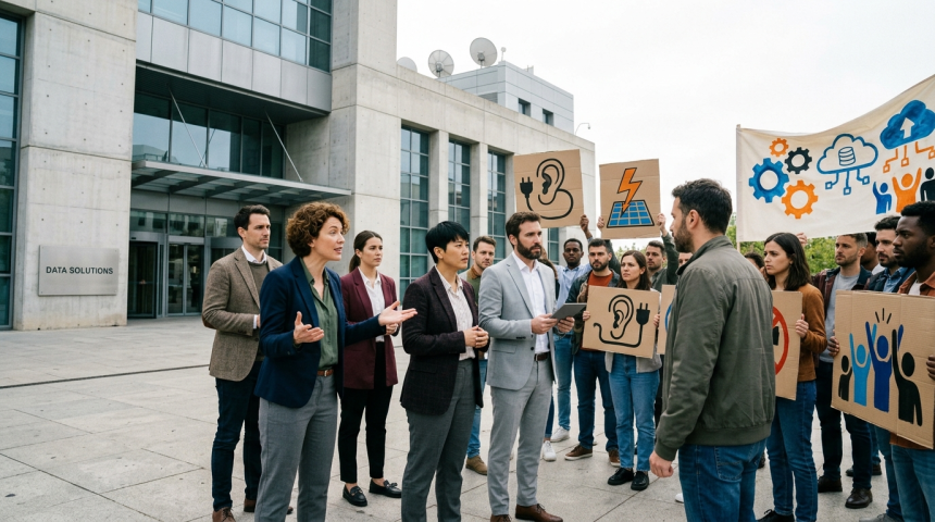 pro ai group confronts data center backlash
