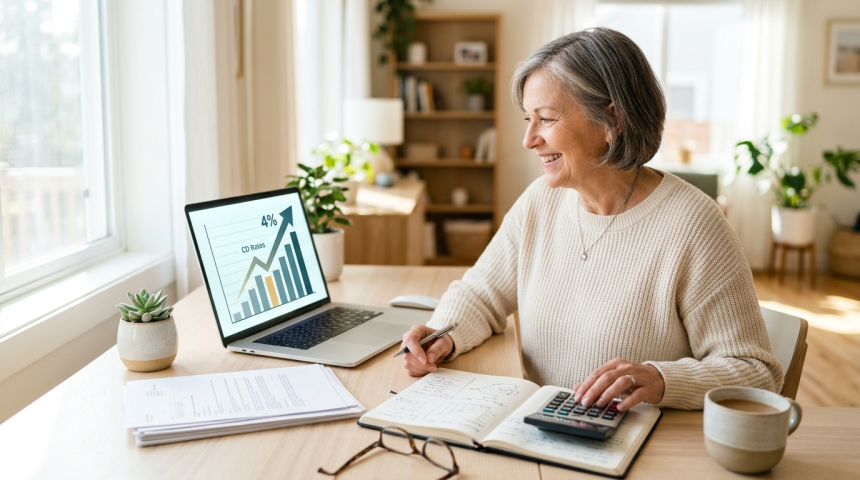 top cd rates reach four percent