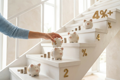 cd rates rise above four percent