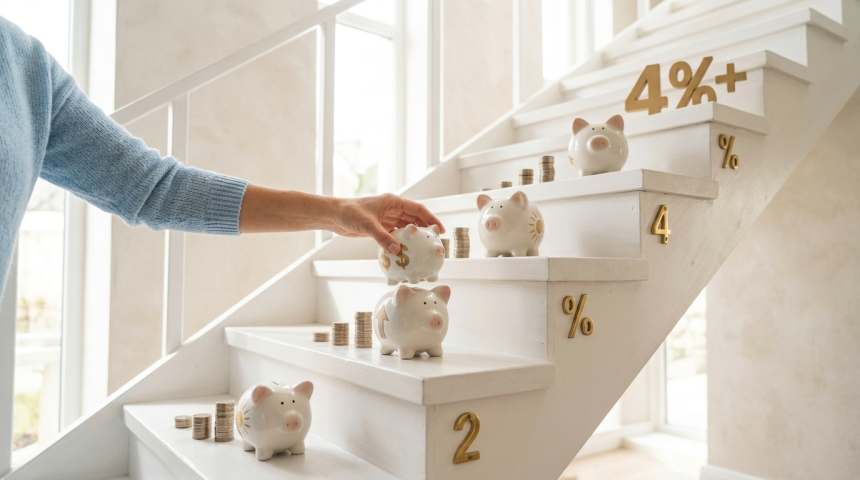 cd rates rise above four percent