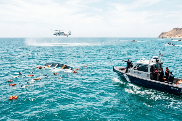 eleven missing boat capsizes baja