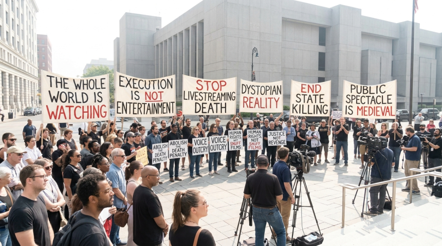 execution livestream sparks outcry