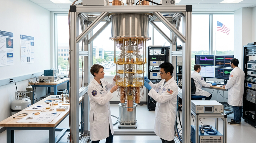 faster quantum computer development push