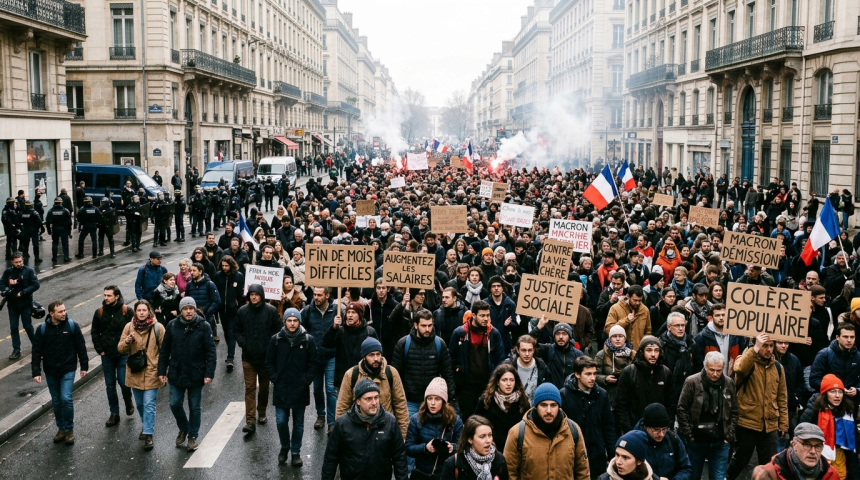 france protests draw cost pressures
