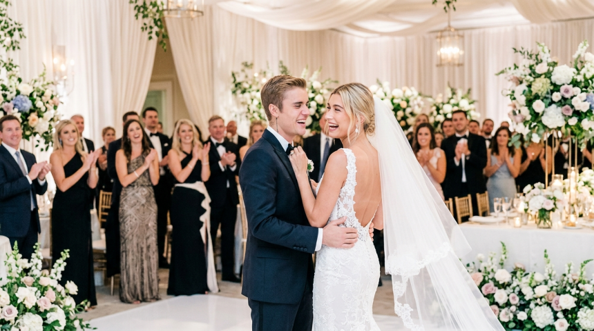 justin hailey bieber wedding two thousand nineteen