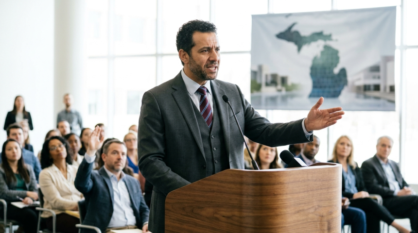 michigan senate candidate faces faith questions