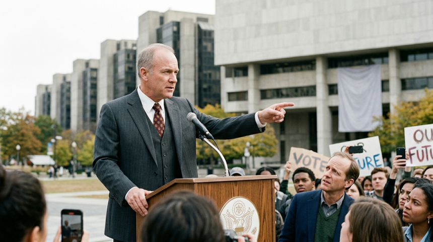 president defends complexes husted faces voters