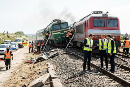 trains crash officials seek cause