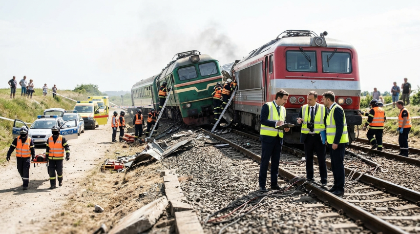 trains crash officials seek cause